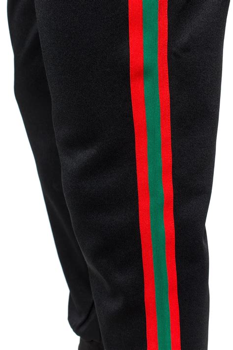 green and red gucci sweatpants|farfetch Gucci sweatpants.